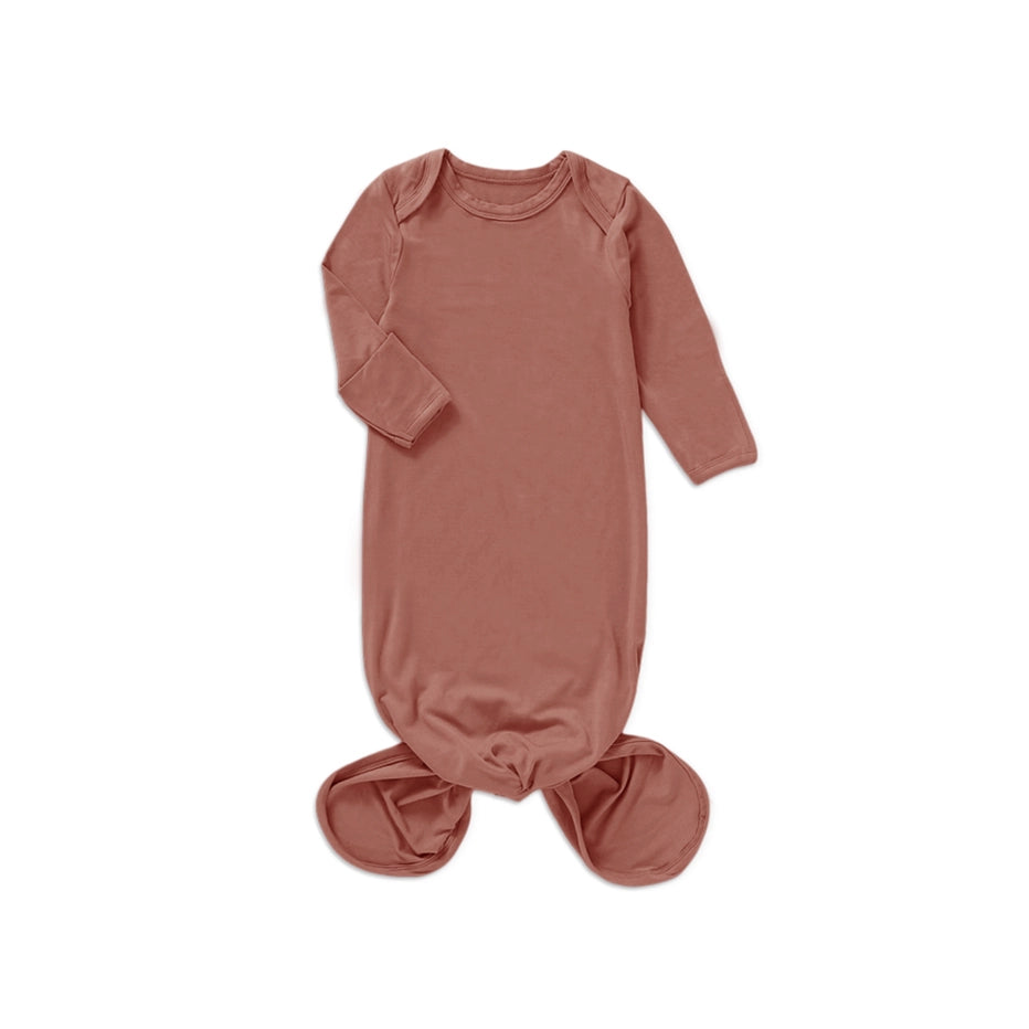 Boho + Babe - Bamboo Knotted Gown - Newborn Essential
