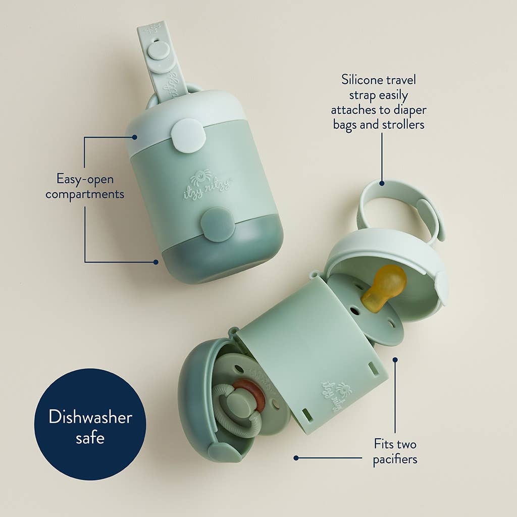 Itzy Ritzy - Pod Duo™ - Pacifier Case - Portable Protection
