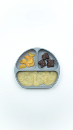 The Saturday Baby - Silicone Suction Plate + Lid & Spoon - Complete Feeding Set