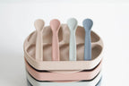 The Saturday Baby - Silicone Suction Plate + Lid & Spoon - Complete Feeding Set
