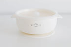The Saturday Baby - Suction Bowl With Lid - Stay-Put Design (Beach colour)