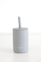 The Saturday Baby - Silicone Straw Cup - Spill-Proof Drinking (Sand Colour)