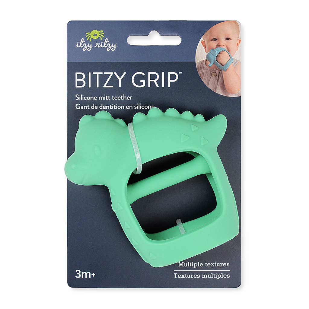 Itzy Ritzy - Dino Bitzy Grip - Textured Teething Toy