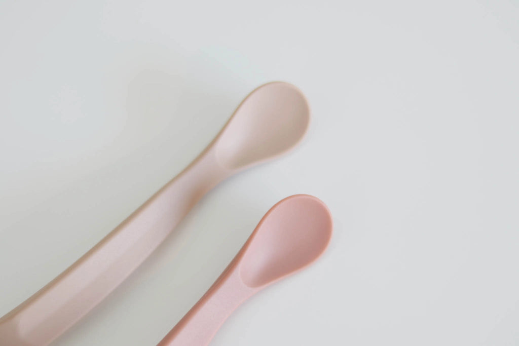The Saturday Baby - Silicone Spoon Set - Gentle Feeding Utensils