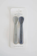 The Saturday Baby - Silicone Spoon Set - Gentle Feeding Utensils