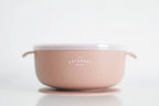 The Saturday Baby - Suction Bowl With Lid - Stay-Put Design (Beach colour)