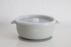 The Saturday Baby - Suction Bowl With Lid - Stay-Put Design (Beach colour)