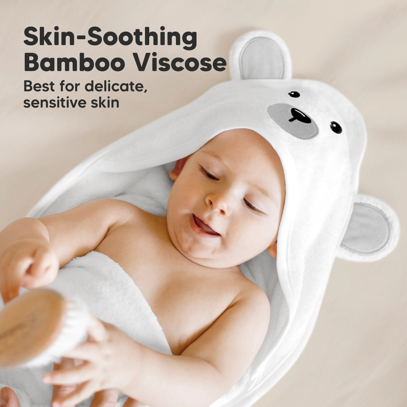 KeaBabies - Cuddle Hooded Towel - Cozy After-Bath Wrap