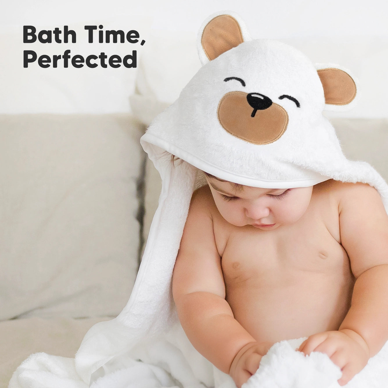 KeaBabies - Cuddle Hooded Towel - Cozy After-Bath Wrap