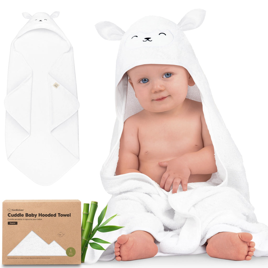 KeaBabies - Cuddle Hooded Towel - Cozy After-Bath Wrap