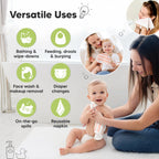 KeaBabies - 6-Pack Organic Cami Washcloths - Gentle Care